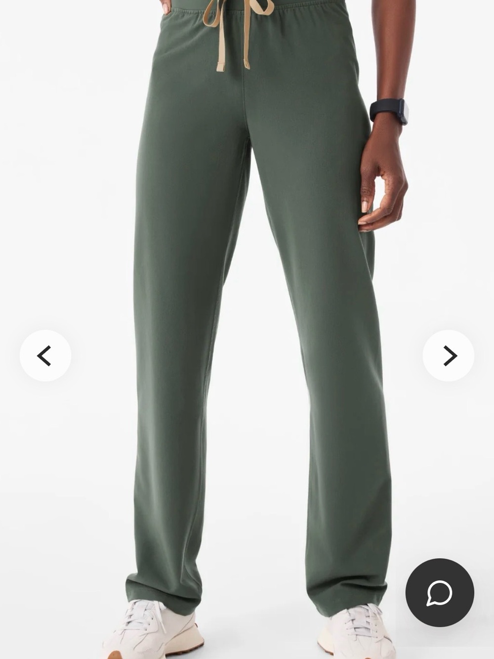 FIGS Livingston Straight leg pants MOSS